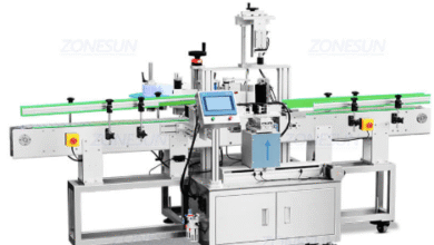 Semi Automatic Round bottle labeling machine for Flexible Use